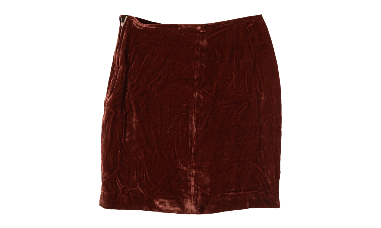 BRICK SWIFT SKIRT "Red" W1939SW