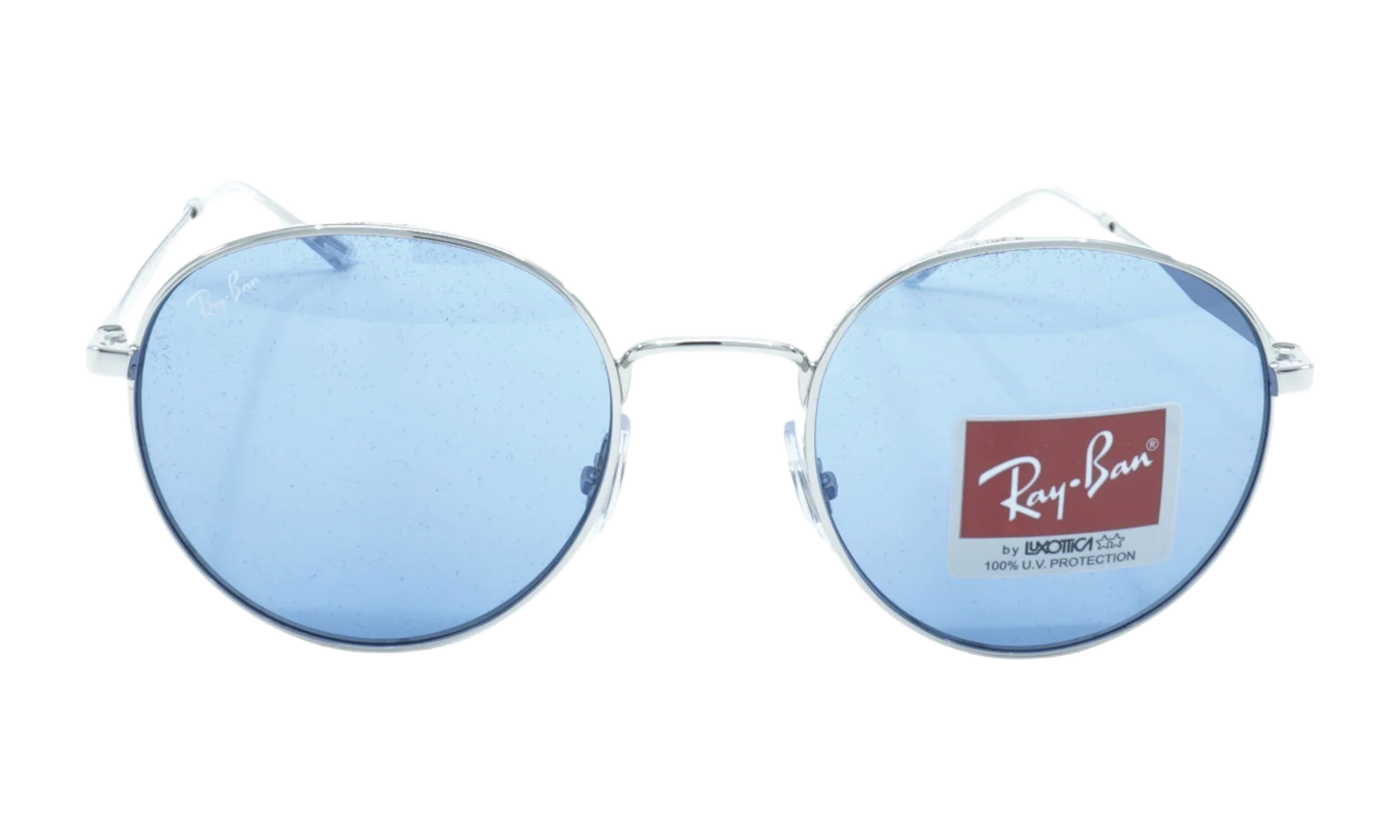 ROUND SUNGLASSES "SILVER" RB3681-003-80