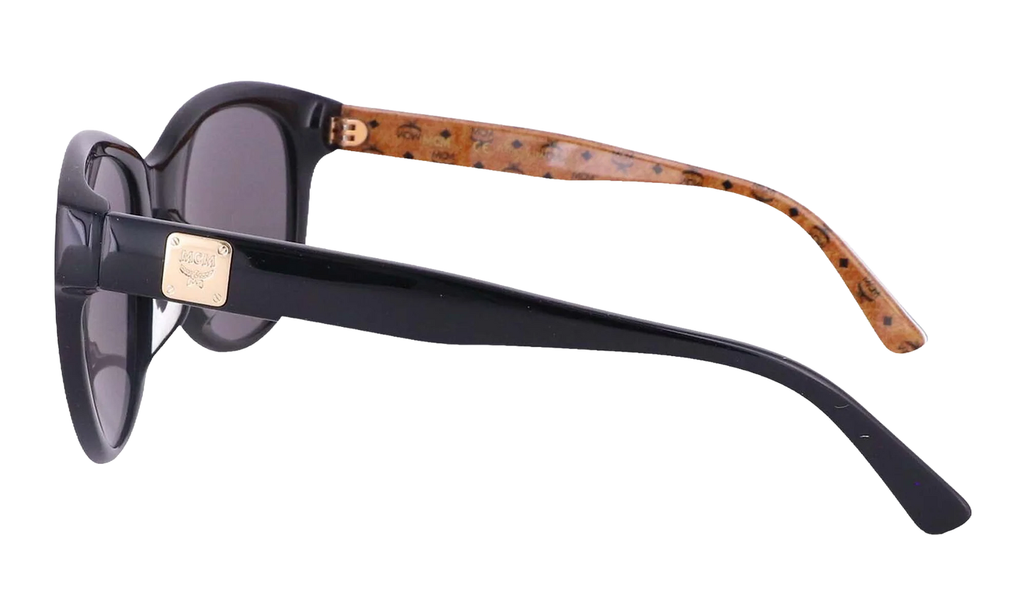 Tea Cup Sunglasses "Black/Cognac Visetos" MCM624SK-968