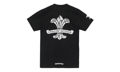 Fleur Scroll Logo Tee "Black" CHRM0763