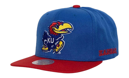 NCAA Team Origins Snapback Cap "Kansas Jayhawks - Royal / Red" 6HSSSH22019 KAURYRD
