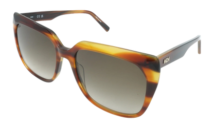 Square Sunglasses "STRIPED COGNAC" MCM701S-256