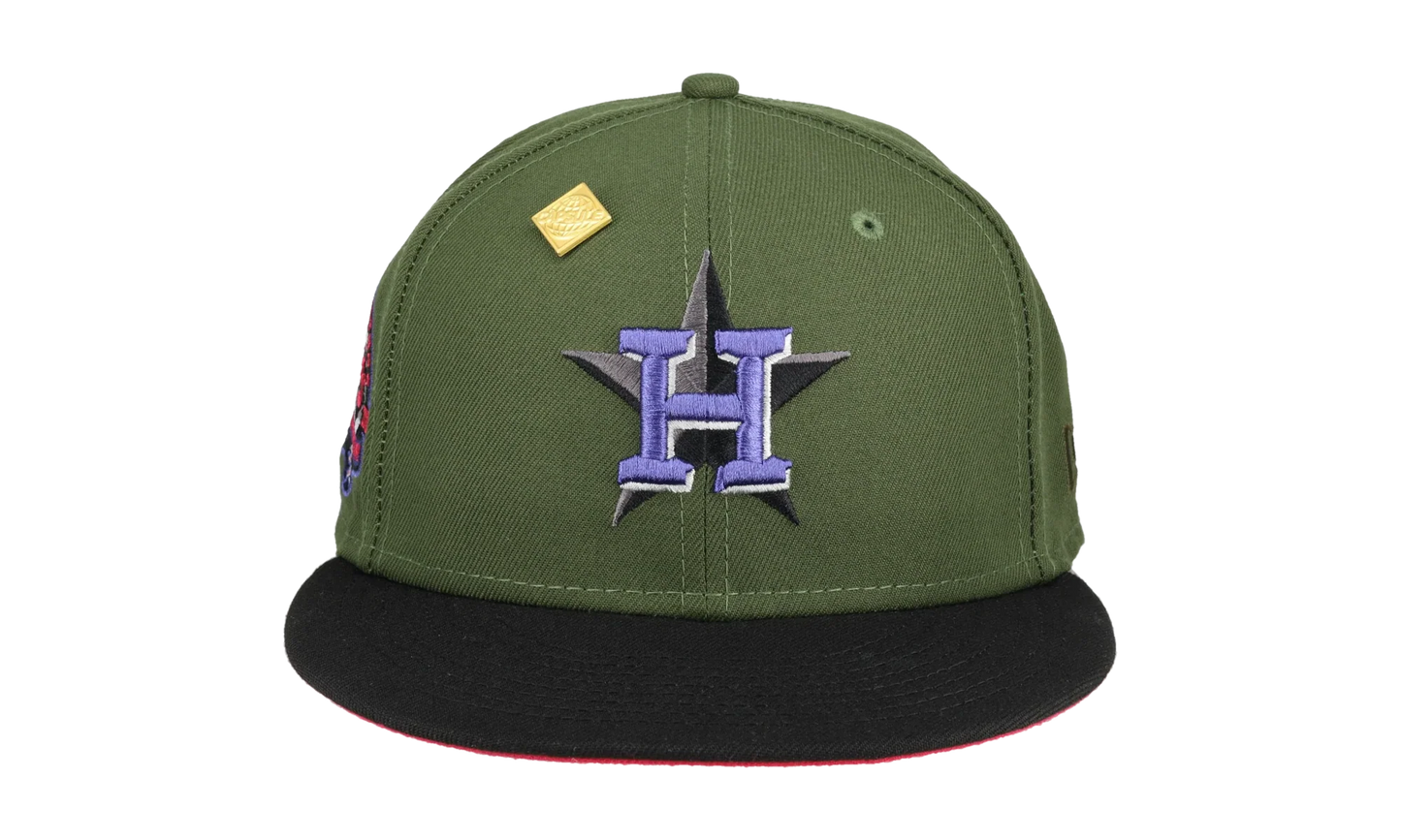 59FIFTY Houston Astros 45th Anniversary Patch Fitted Hat "Green / Black" NE130