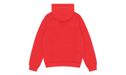 Embroidered Floral Logo Hoodie "Red" DT315