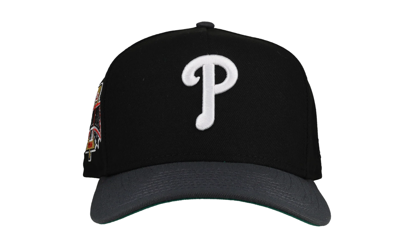 9FIFTY Philadelphia Phillies 1996 All Star Game A Frame Snapback Hat "Black / Graphite" NE351