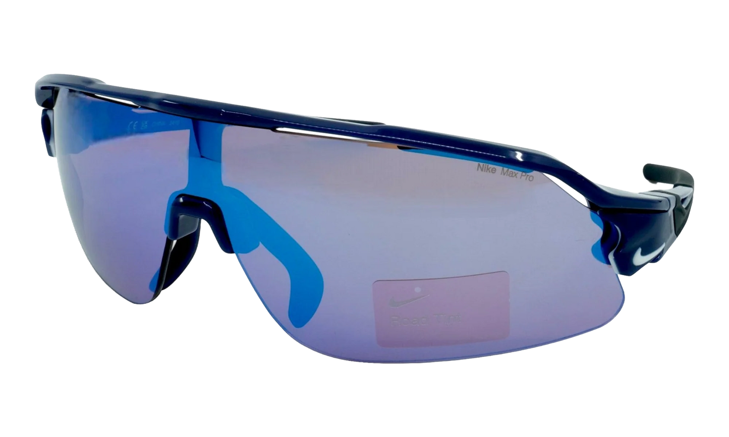 Flyfree Shield Team Sunglasses "Midnight Navy / Road Blue Mirror" IF1107X 410
