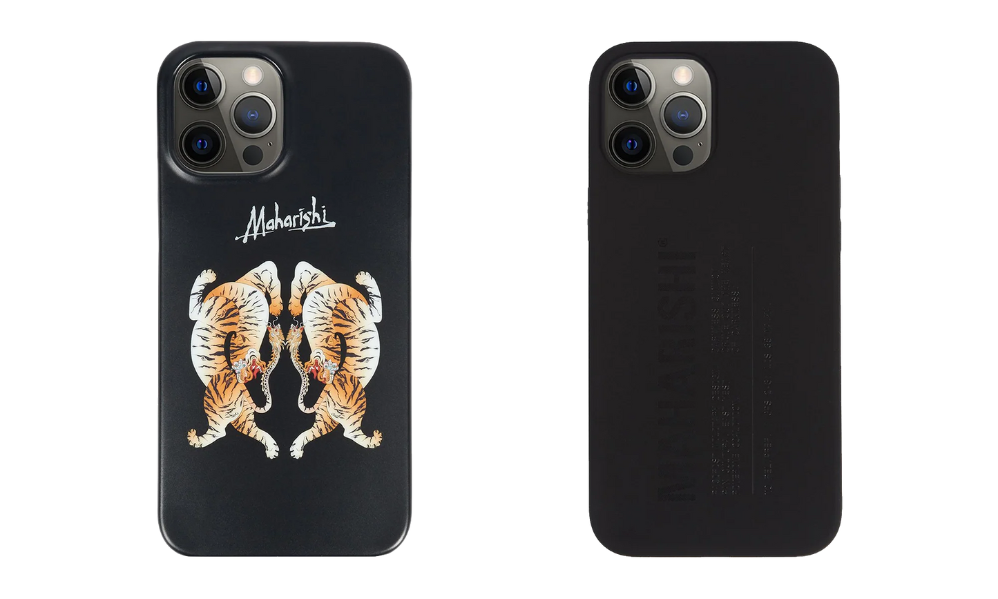 Iphone 12 Pro Max Phone Case "Heart Of Tigers - Black" 95 MSI 3004
