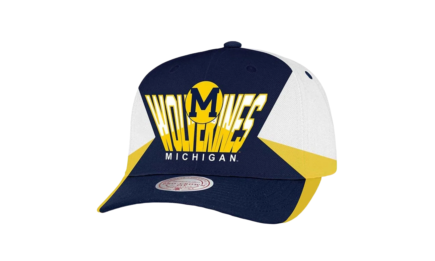 NCAA Retrodome Pro Snapback Cap "Michigan Wolverines - Navy" HHSS6032 UMIYYPPPNAVY