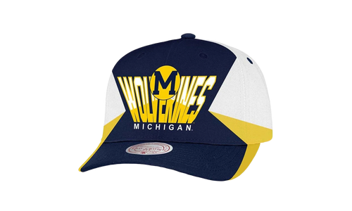 NCAA Retrodome Pro Snapback Cap "Michigan Wolverines - Navy" HHSS6032 UMIYYPPPNAVY