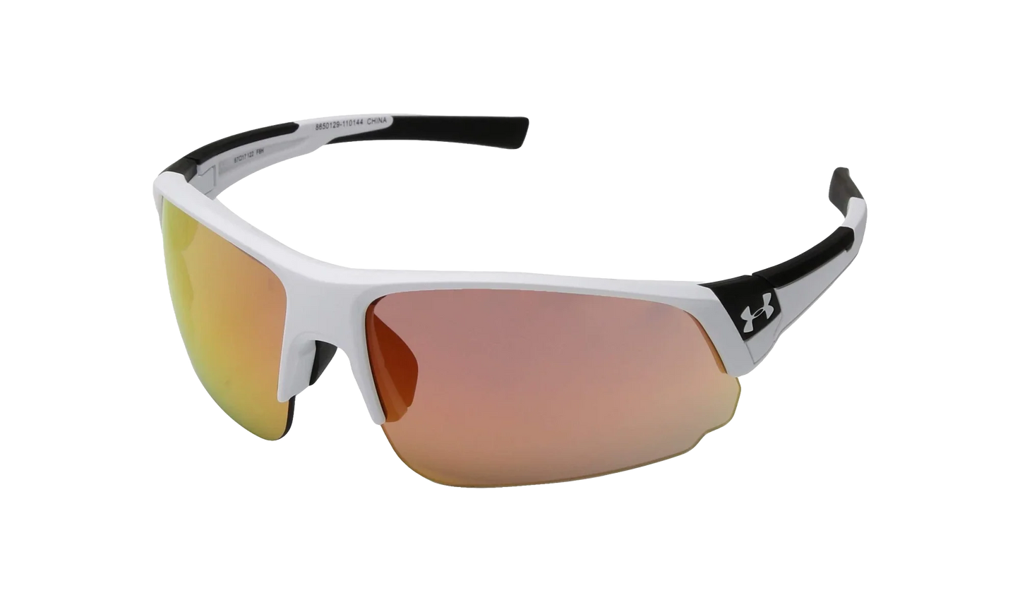 Changeup Dual Sunglasses "Orange Baseball Tuned - Satin White" 8650129 110144