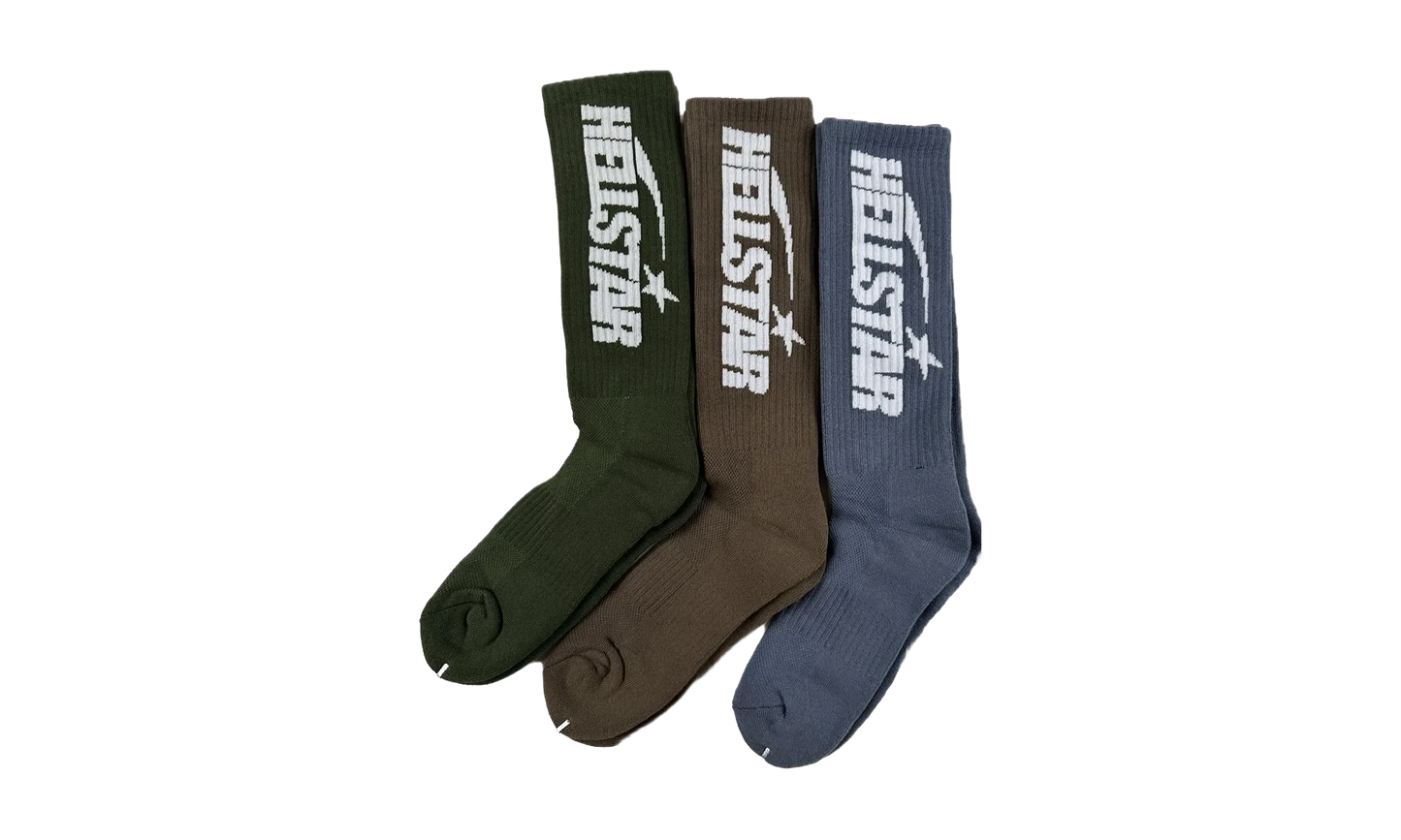 Logo Socks (3 Pack) "Earth Tone" HSR142