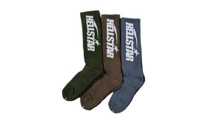 Logo Socks (3 Pack) "Earth Tone" HSR142