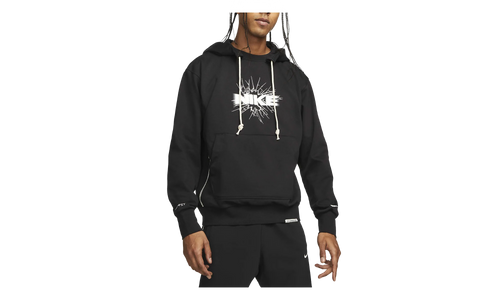 Dri-FIT Standard Issue Pullover Basketball Hoodie "Black / White" FB7048 010