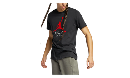 Jordan Jumpman Flight T-Shirt "Black / Gym Red" AO0664 010