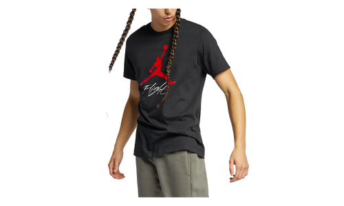 Jordan Jumpman Flight T-Shirt "Black / Gym Red" AO0664 010