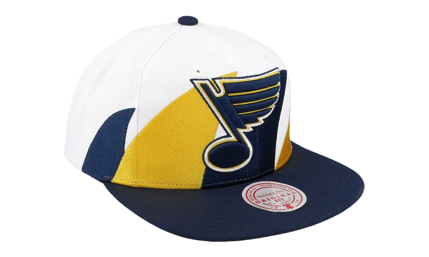 NHL Vintage Sharktooth Snapback Cap "St. Louis Blues - White" 6HSSSH22088 SLUWHIT