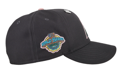 59FIFTY Arizona Diamondbacks 2001 World Series Fitted Hat "Graphite / Pink" NE413