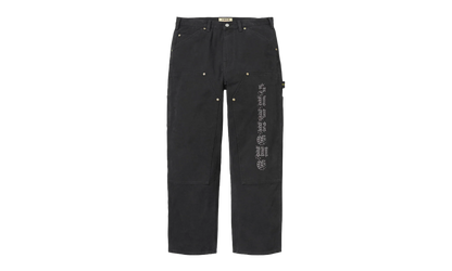 The Great China Wall Double Knee Painter Pant "SS26 - Black" SU27519