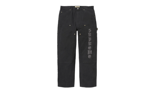 The Great China Wall Double Knee Painter Pant "SS26 - Black" SU27519