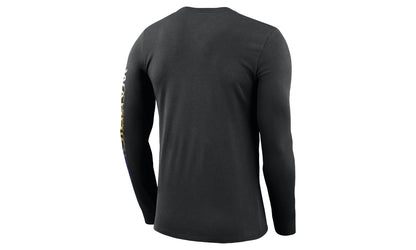NBA GS Warriors Mezzo Print Long Sleeve T-Shirt "Black" AQ6798 010