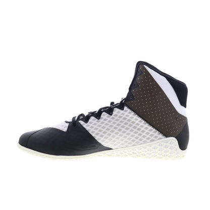 Mat Wizard 4 AC6974 Mens White Canvas Lace Up Athletic Wrestling Shoes