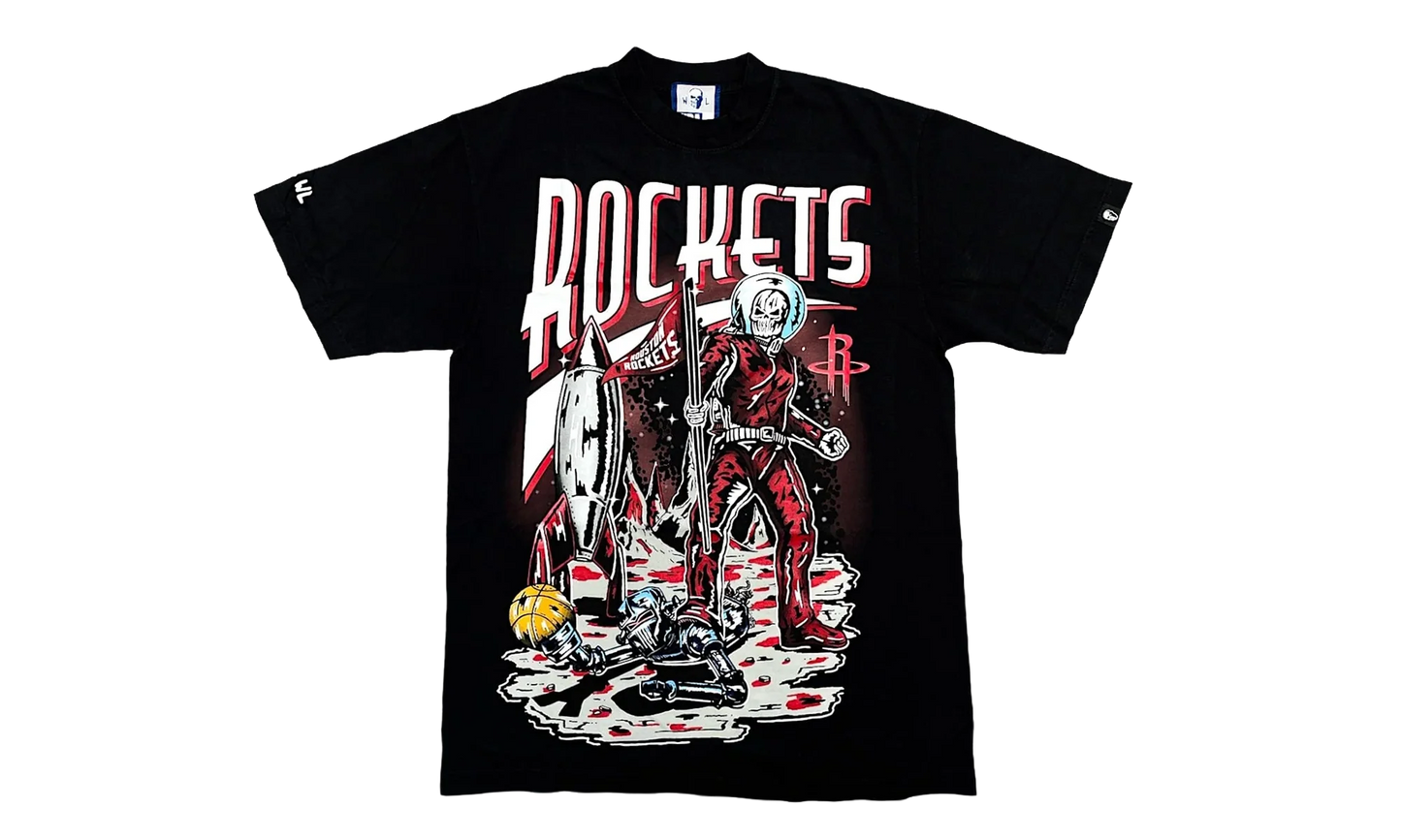 Rockets Landing Short Sleeve Tee "Black" 102NBABLK817S