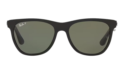 Square Polarized Sunglasses "Polished Black" RB4184-601-9A_54
