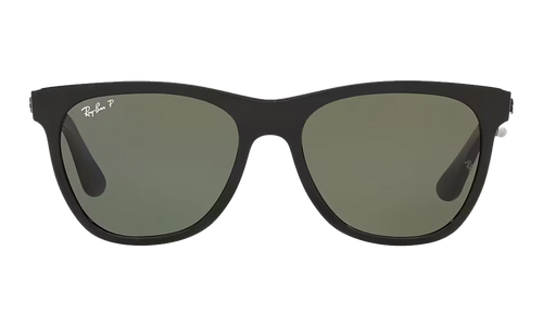 Square Polarized Sunglasses "Polished Black" RB4184-601-9A_54