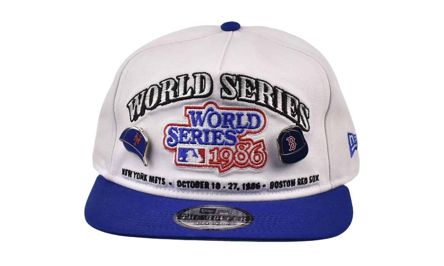 Golfer Boston Red Sox VS New York Mets Championship Snapback "White" 60640943
