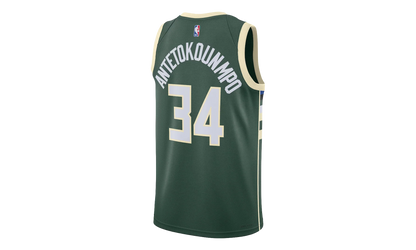 Milwaukee Bucks Icon Edition Dri-FIT NBA Swingman Jersey "Fir" DN2012 323