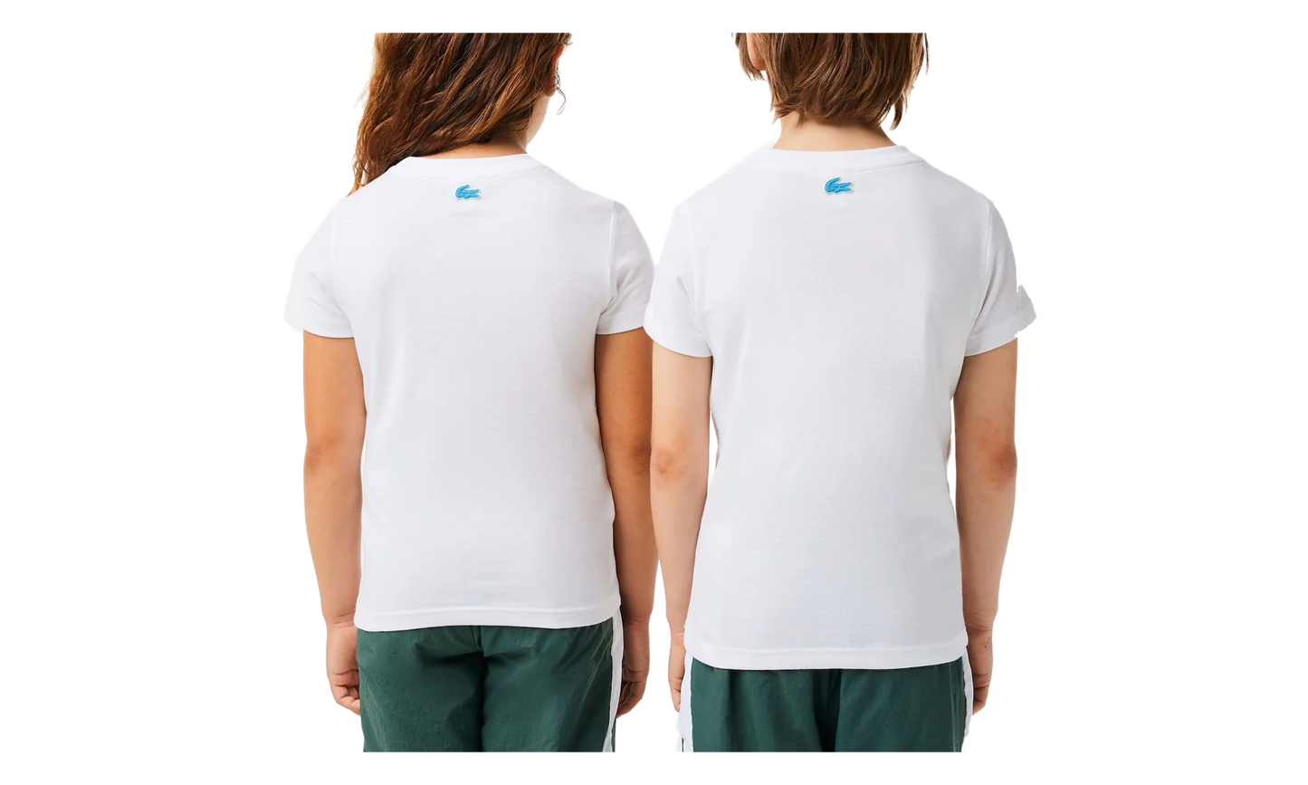 Cotton Jersey Planet Print T-shirt GS "White" TJ1154 001
