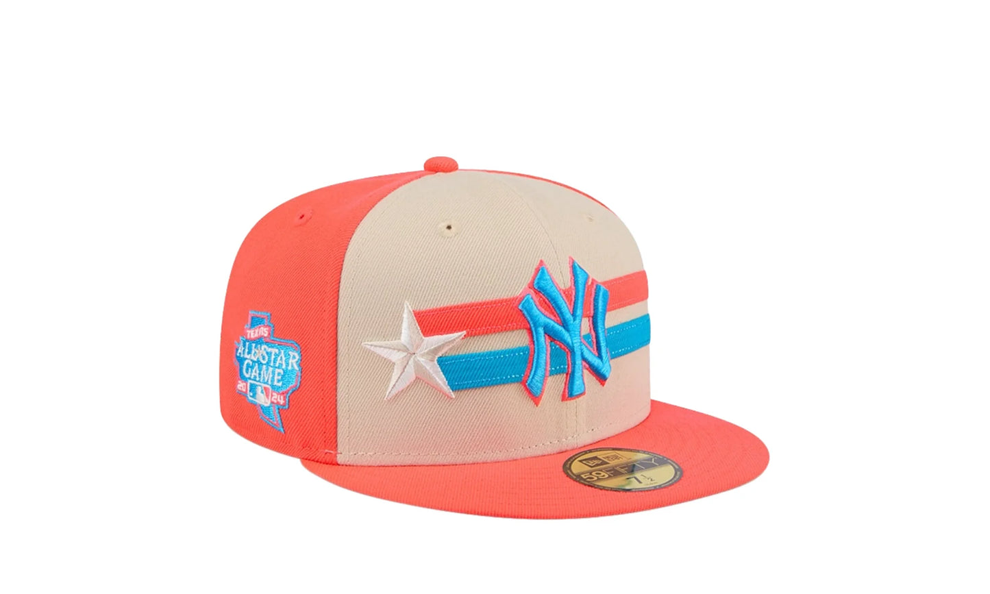 New York Yankees 2024 All Star Game 59FIFTY Fitted Hat "Orange" 60546745