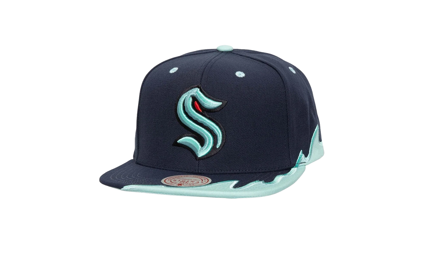 NHL Rising Tide Snapback Cap "Seattle Kraken - Navy" HS8502 SKRNAVY