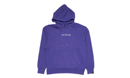 Jordan Wordmark Fleece Pullover Hoodie "Purple" DV6463 514