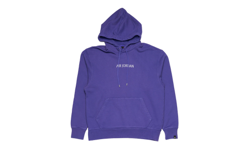 Jordan Wordmark Fleece Pullover Hoodie "Purple" DV6463 514