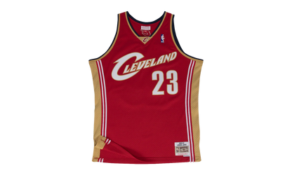 NBA LeBron James Swingman Jersey "2003 Cleveland Cavaliers - Dark Red" SMJYGS18155 CCADKRD03LJA