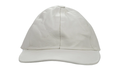 Leather Cap "White" 95 OCY 3138