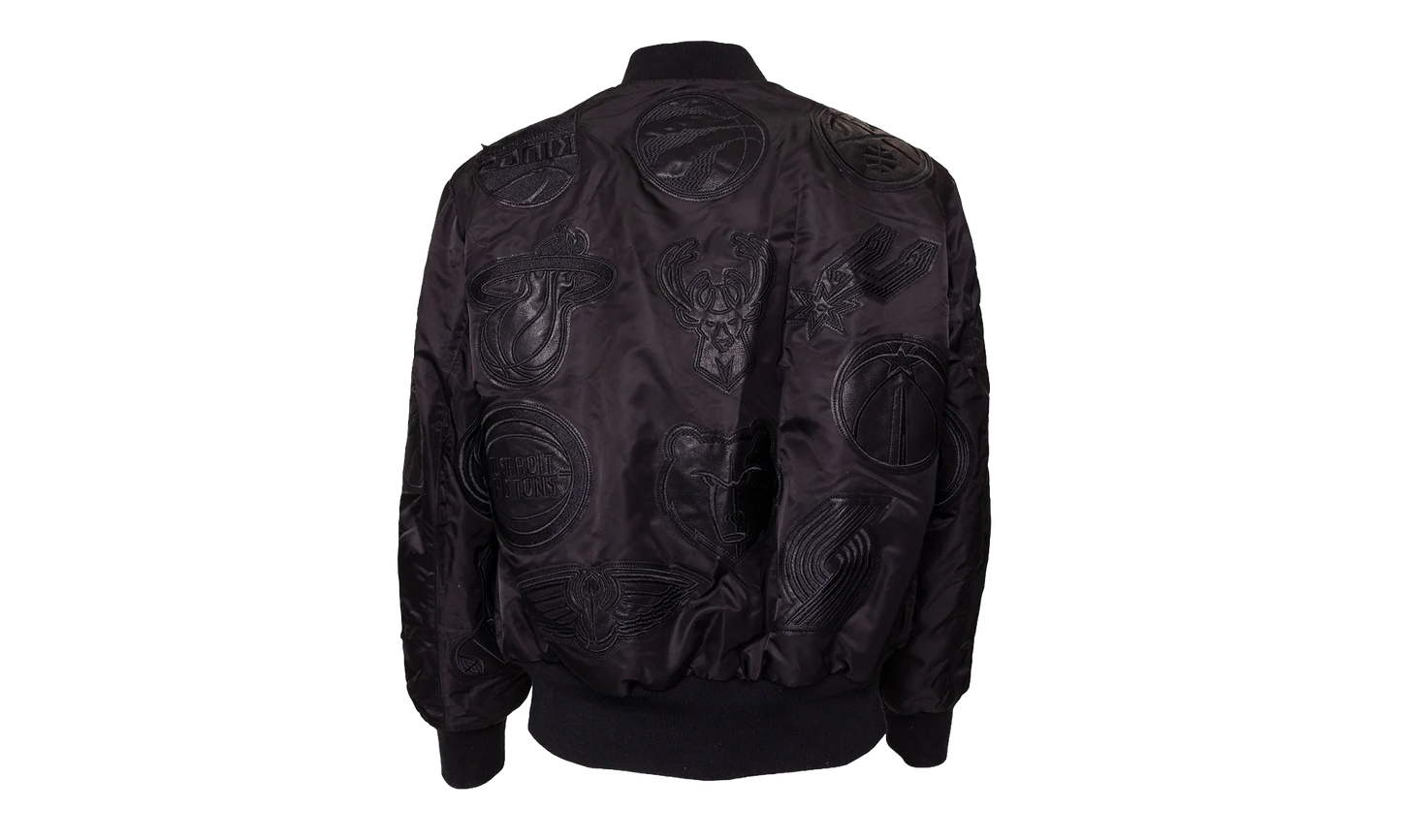 Reversible Bomber Jacket "Charlotte Hornets" NBA 501REVBBLK BLK