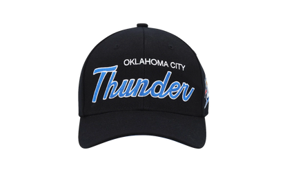 NBA Team Script 2.0 Stretch Snapback Cap "Oklahoma City Thunder - Black" HHSS3281 OCTYYPPPBLCK