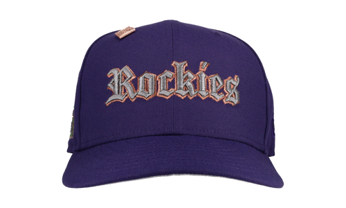 59FIFTY Colorado Rockies Old English 1995 Coors Field Fitted Hat "Purple" NE102