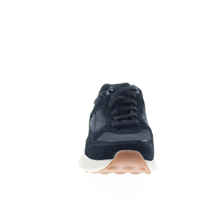 Aetrex Molly AF200 Womens Black Suede Lace Up Lifetsyle Sneakers Shoes