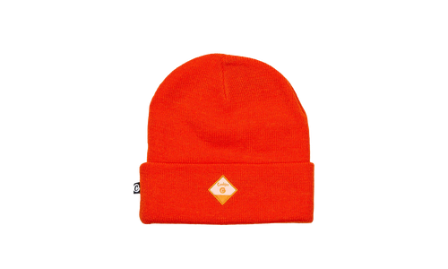 Botanical Knit Beanie Hat "Orange" 1545X4104 ORA