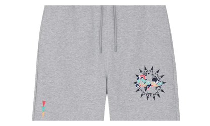 Shadyside Embroidered Sweatshort "Heather Grey" 9DE928A3