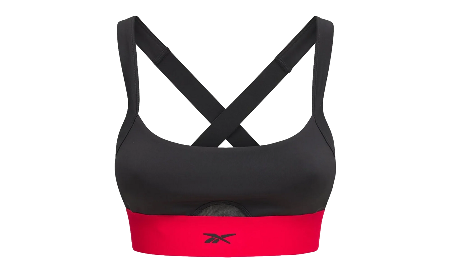 Cardi B Sports Bra WMSN "Black / Red (Plus Size)" H48423