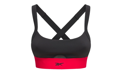 Cardi B Sports Bra WMSN "Black / Red (Plus Size)" H48423
