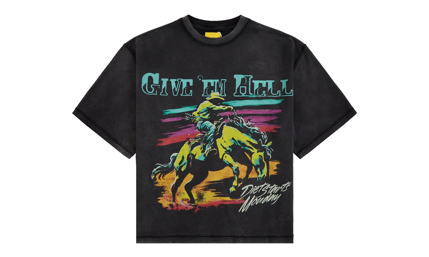 Give Em Hell Tee "Vintage Black" DSM S26 066