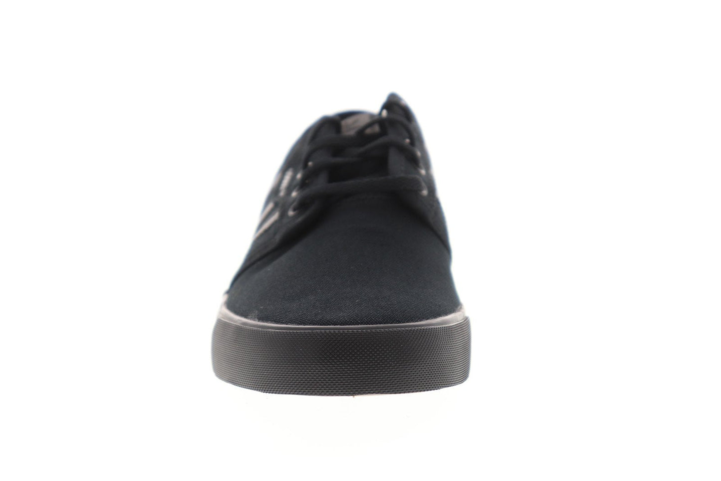 Seeley AQ8531 Mens Black Canvas Casual Low Top Lifestyle Sneakers Shoes