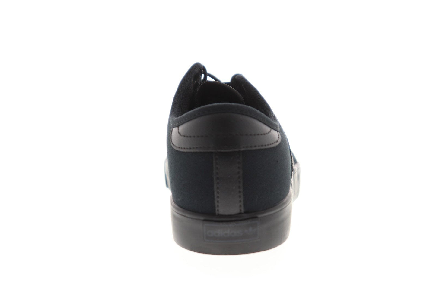 Seeley AQ8531 Mens Black Canvas Casual Low Top Lifestyle Sneakers Shoes