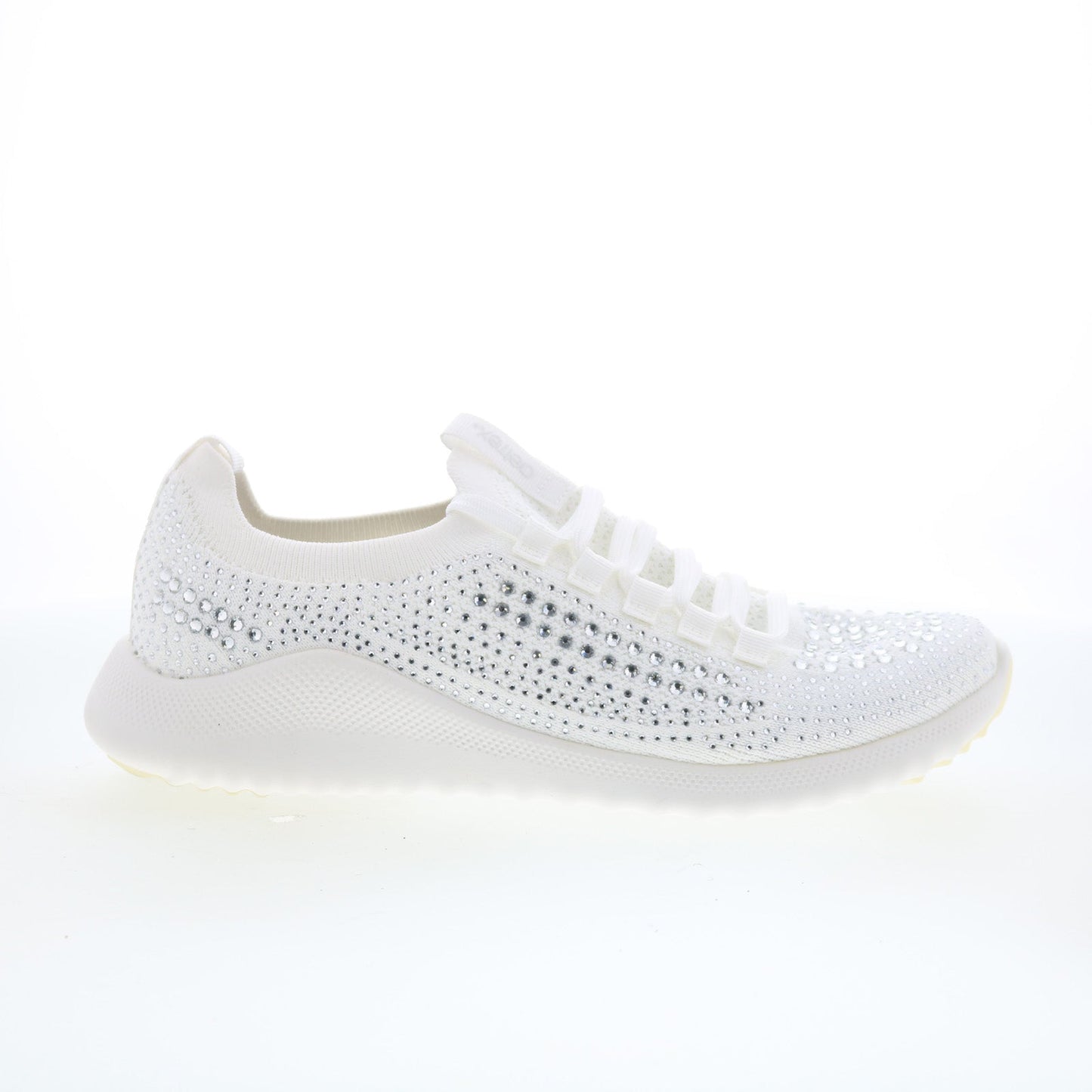 Aetrex Carly Sparkle AS251 Womens White Synthetic Lifestyle Sneakers Shoes