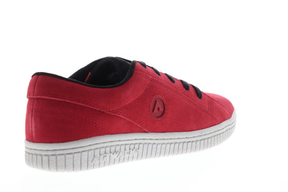 Airwalk The One HD AW00207-600 Mens Red Suede Surf Low Top Skate Sneakers Shoes